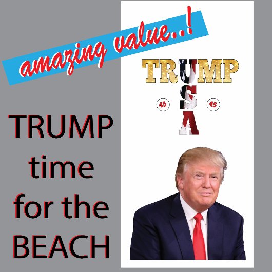 Trump Presidentieel Portret Strandlaken