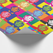 Trump Presidentiële Pop Art Cadeaupapier (Hoek)