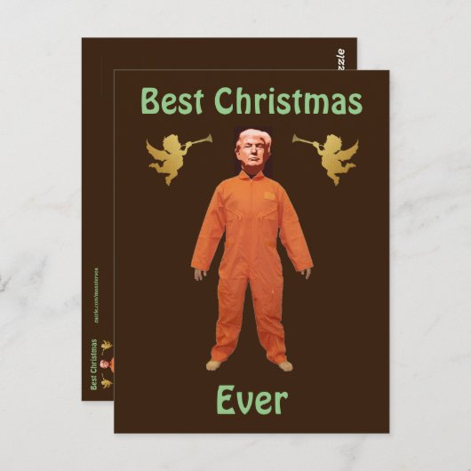 Trump Prisoner Briefkaart (Voorkant / Achterkant)