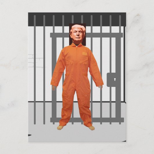 Trump Prisoner Briefkaart (Voorkant)