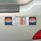 Trump Prisoner Bumpersticker (Op auto)