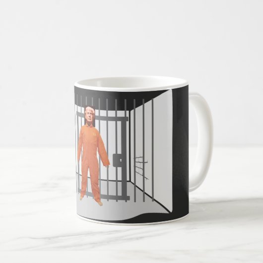 Trump Prisoner Coffee Mok (Voorkant rechts)