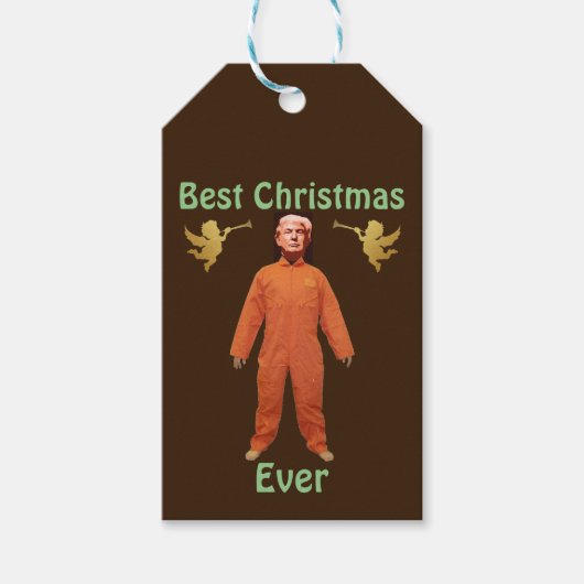 Trump Prisoner Gift Label Cadeaulabel (Voorkant)