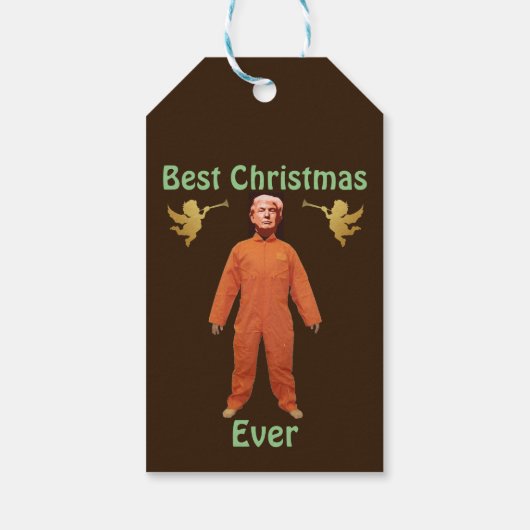 Trump Prisoner Gift Label Cadeaulabel (Achterkant)
