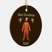 Trump Prisoner Keramisch Ornament (Rechts)