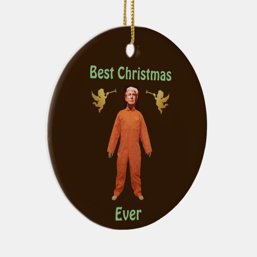 Trump Prisoner Keramisch Ornament (Rechts)