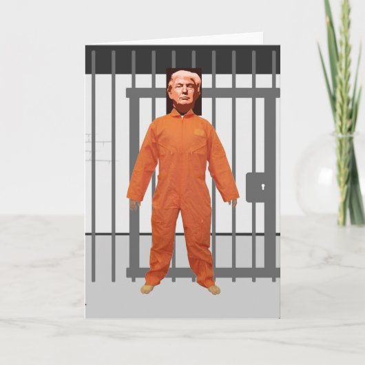 Trump Prisoner Wenskaart Bedankkaart (Voorkant)