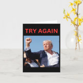 Trump probeer het opnieuw kaart (Gele Bloem)