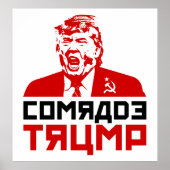 Trump Protest Poster 2017: "COMRADE TRUMP" (Voorkant)