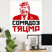 Trump Protest Poster 2017: "COMRADE TRUMP" (Thuiskantoor)