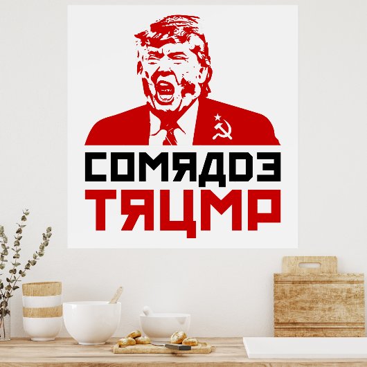 Trump Protest Poster 2017: "COMRADE TRUMP" (Keuken)