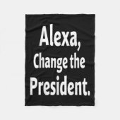 Trump protesteert tegen politiek 1 fleece deken (Voorkant)