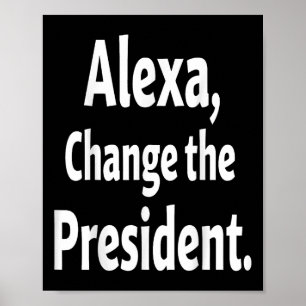 Trump protesteert tegen politiek 1 poster