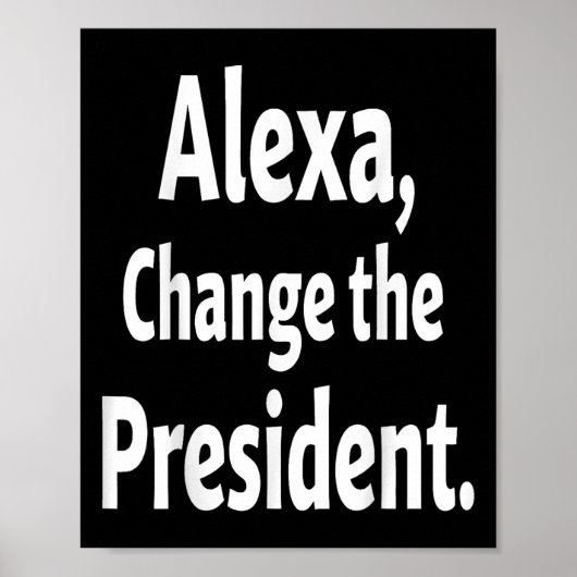 Trump protesteert tegen politiek 1 poster (Voorkant)