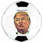Trump Puckered Lips Voetbal (Voorkant)
