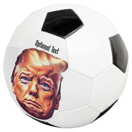 Trump Puckered Lips Voetbal (Drie kwart)