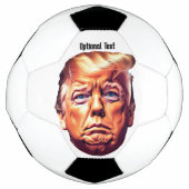 Trump Puckered Lips Voetbal (Voorkant)