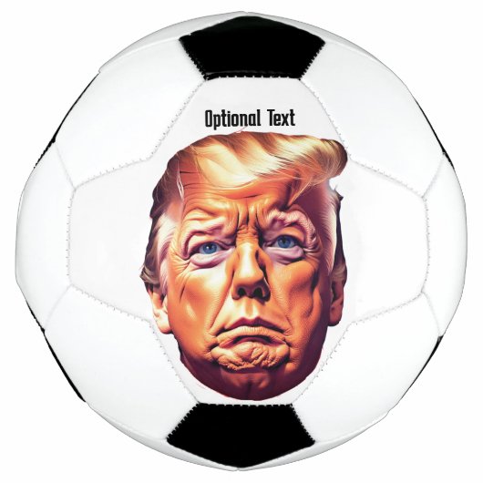 Trump Puckered Lips Voetbal (Voorkant)