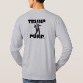 Trump Pump T-shirt met capuchon (Achterkant)