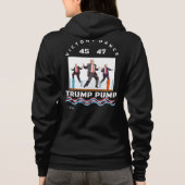 Trump Pump Victory Dance Hoodie Bella Canvas (Achterkant)