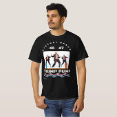 Trump Pump Victory Dance T-shirt (Voorkant volledig)