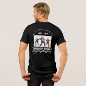 Trump Pump Victory Dance T-shirt (Achterkant volledig)
