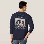 Trump Pump Victory Dance T-shirt (Achterkant volledig)