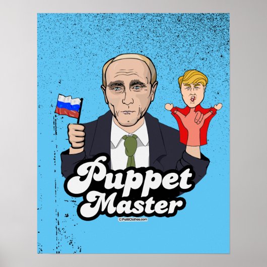 Trump Puppet Master - Vladimir Poetin Poster (Voorkant)