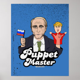 Trump Puppet Master - Vladimir Poetin Poster