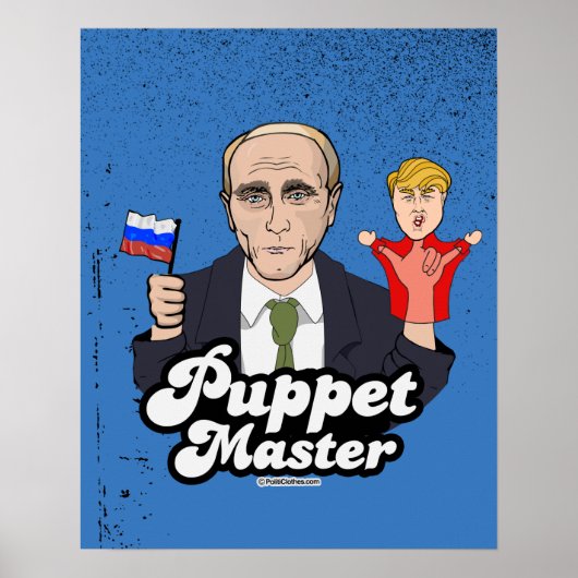 Trump Puppet Master - Vladimir Poetin Poster (Voorkant)
