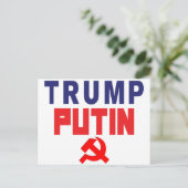 Trump/PUTIN Briefkaart (Staand voorkant)