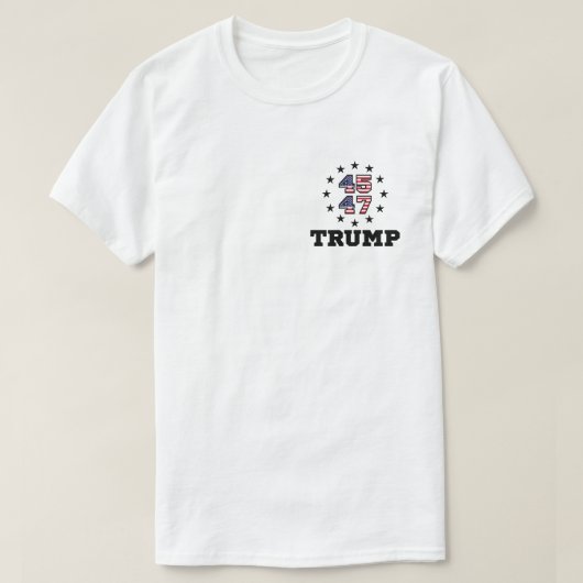 Trump QR Code, 45/47 Trump YMCA dans QR Code T-shirt (Design voorkant)