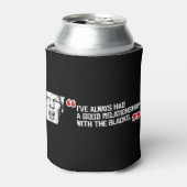 Trump Quote - Ik heb altijd een goed relatie gehad Blikjeskoeler (Blikje Voorkant)