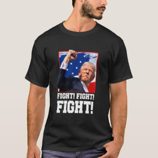 Trump Rally Fight T-shirt Trump 2024 Aanhangers VS