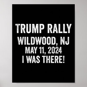 Trump Rally Wildwood NJ 11 mei Poster