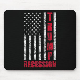 Trump Recessie Grappig Cadeau Anti Trump Voor Demo Muismat