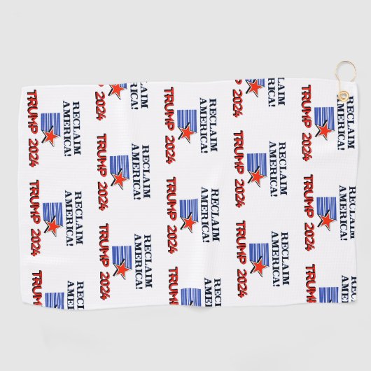 Trump Reclaim America Golf Towel Golfhanddoek (Horizontaal)