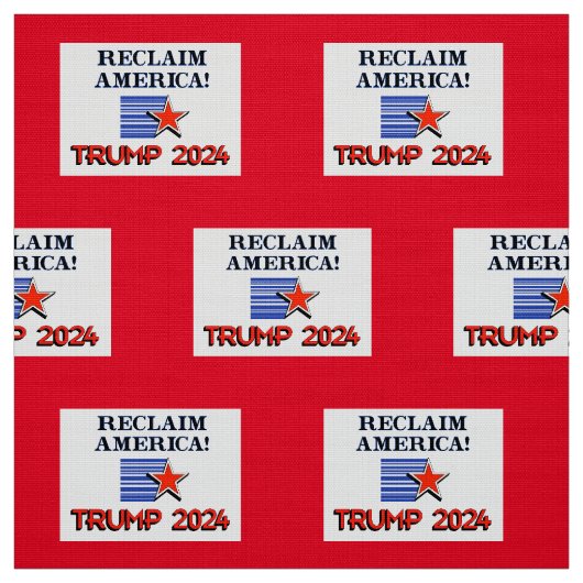 Trump Reclaim America Stof (Swatch)