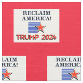 Trump Reclaim America Stof (Close Up)