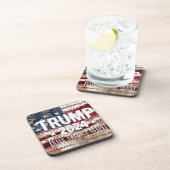 Trump, red Amerika opnieuw. Bier Onderzetter (Rechterzijde)