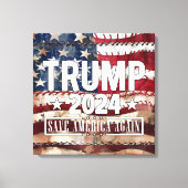 Trump, red Amerika opnieuw. Canvas Afdruk (Voorkant)