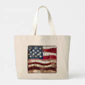 Trump, red Amerika opnieuw. Grote Tote Bag (Achterkant)