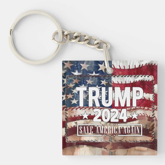 Trump, red Amerika opnieuw. Sleutelhanger (voorkant)