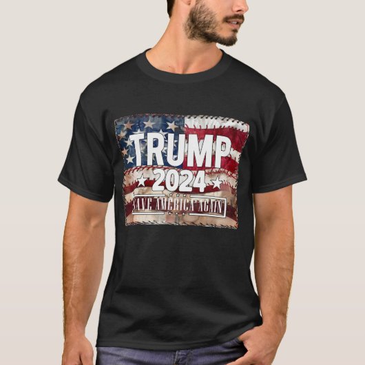 Trump, red Amerika opnieuw. T-shirt (Voorkant)