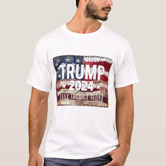 Trump, red Amerika opnieuw. T-shirt (Voorkant)