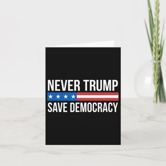 Trump - Red de democratie - Kaart (Voorkant)