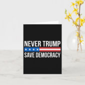 Trump - Red de democratie - Kaart (Gele Bloem)