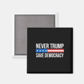 Trump - Red de democratie - Magneet (Voorkant / Achterkant)