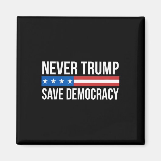 Trump - Red de democratie - Magneet (Voorkant)