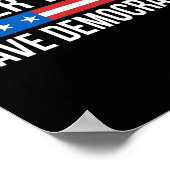 Trump - Red de democratie - Poster (Hoek)